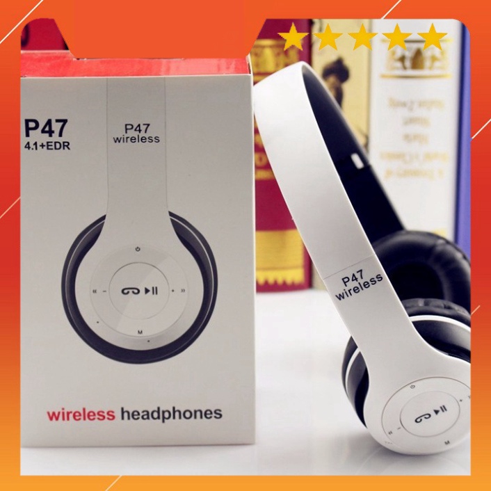 Tai nghe bluetooth tai Mèo, P47 có khe cắm thẻ nhớ - Âm Thanh Đỉnh Cao