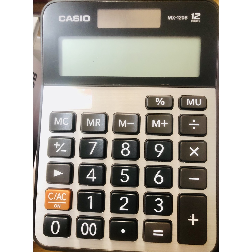 Máy tính casio chính hãng MX-120B 12 số bảo hành 7 năm toàn quốc | BigBuy360 - bigbuy360.vn