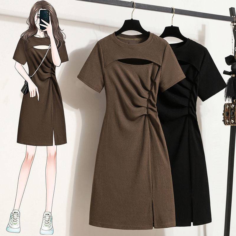 Đầm Thun Dáng Dài Xẻ Tà Thời Trang Cho Nữ
