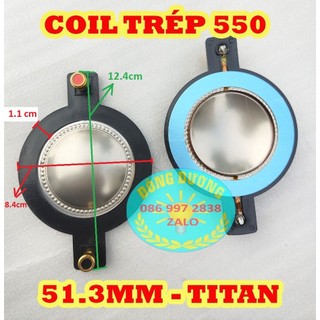 COIL LOA TREBLE 550 VÒNG COIL 51,3 - GIÁ 1 CÁI - CÔN TRÉP KÈN 550