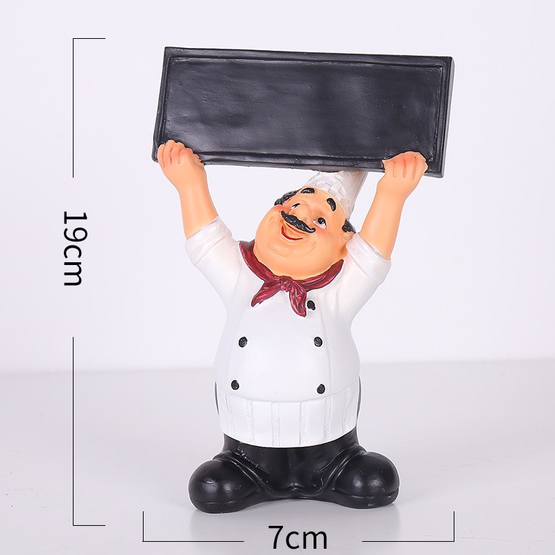 Tượng đầu bếp trang trí