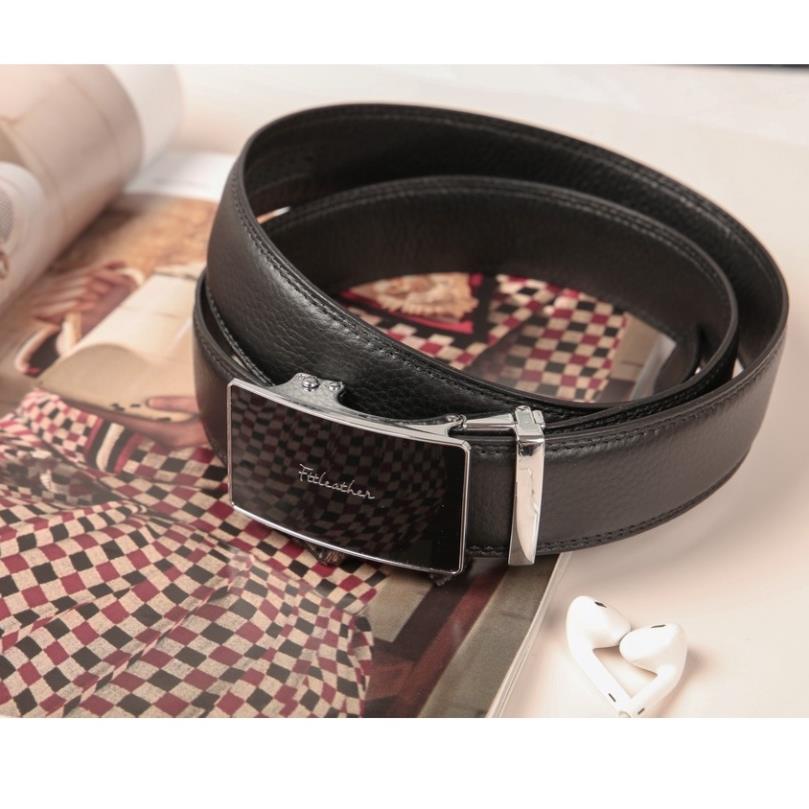Thắt lưng nam mặt trượt thông minh dây da bò thật FTTLeather ®️