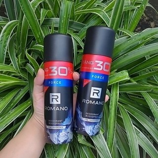 Xịt khử mùi toàn thân cho Nam Romano Force 150ml