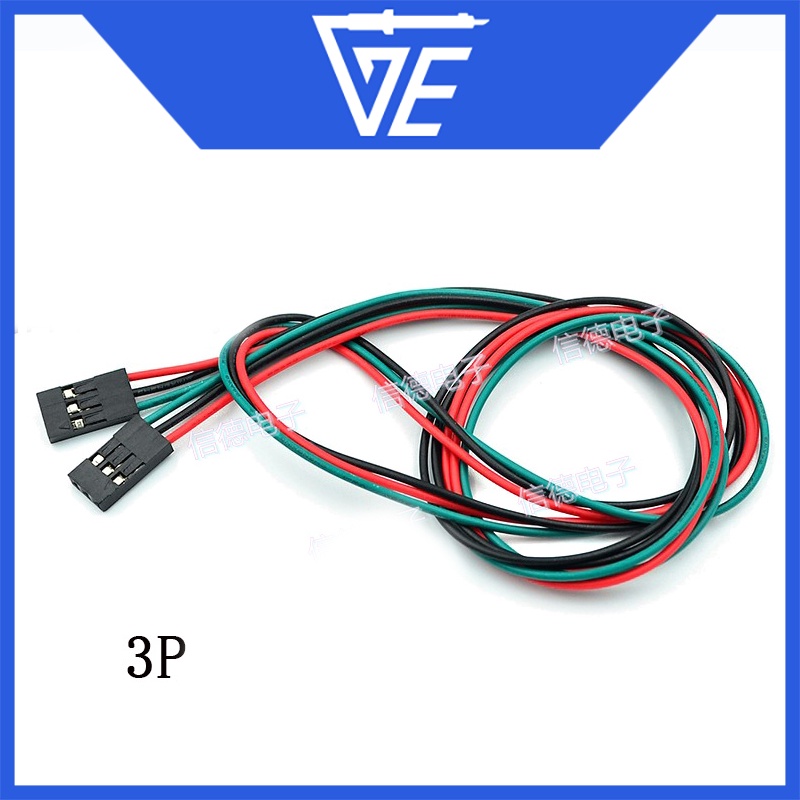 Jack / cáp / dây Máy in 3D 70cm Dây nhảy cáp 2/3 / 4pin cái nữ-cái Dây Dupont siêu dài