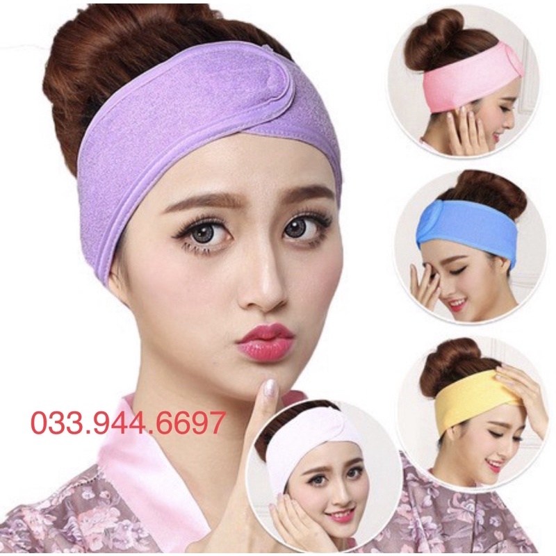 BĂNG ĐÔ QUẤN SPA - BĂNG ĐÔ NỬA ĐẦU RỬA MẶT CHO SPA SALON