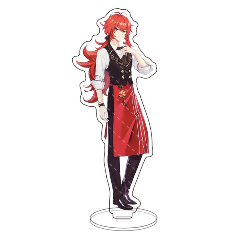 Fed Mô Hình Anime Genshin Va Chạm Bằng Acrylic Dễ Thương Để Bàn Trang Trí Cho Bạn Bè