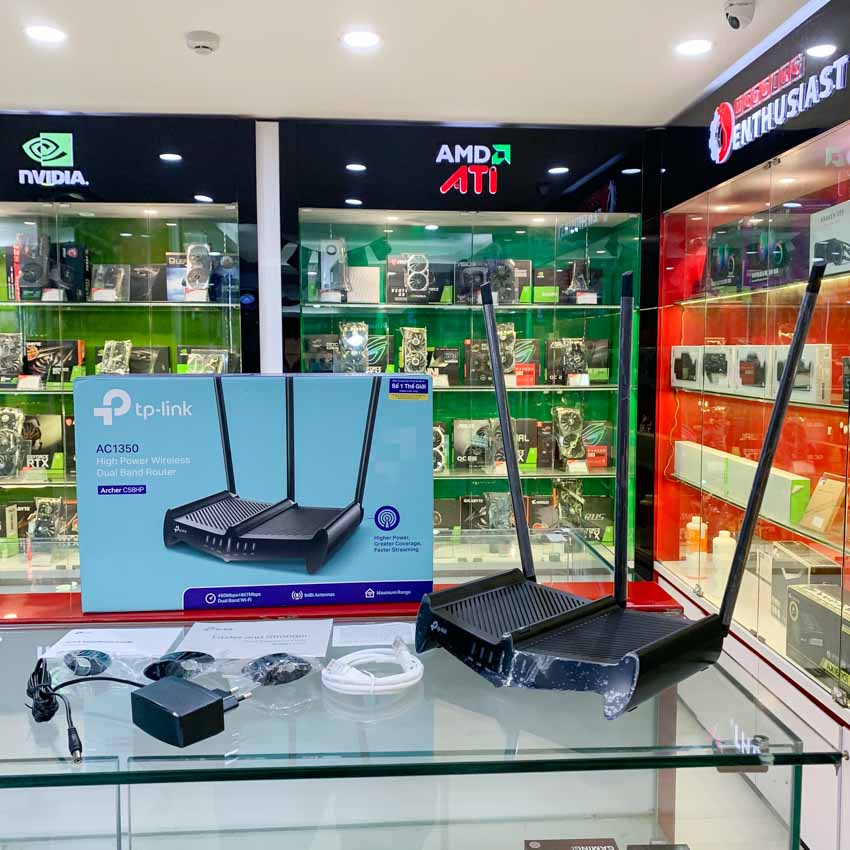 Bộ phát wifi TP-Link Archer C58HP AC1350Mbps Cung cấp cấu hình dễ dàng trên 6 ngôn ngữ