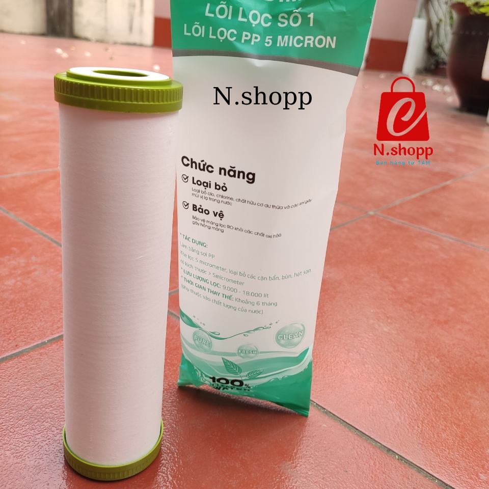 LÕI LỌC thô số 1 , Lõi lọc nước dùng cho máy lọc nước R.O