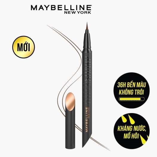 Bút Kẻ Mắt Nước Siêu Sắc Mảnh Maybelline New York Hyper Sharp Liner Extreme Không Lem Trôi 0.4g