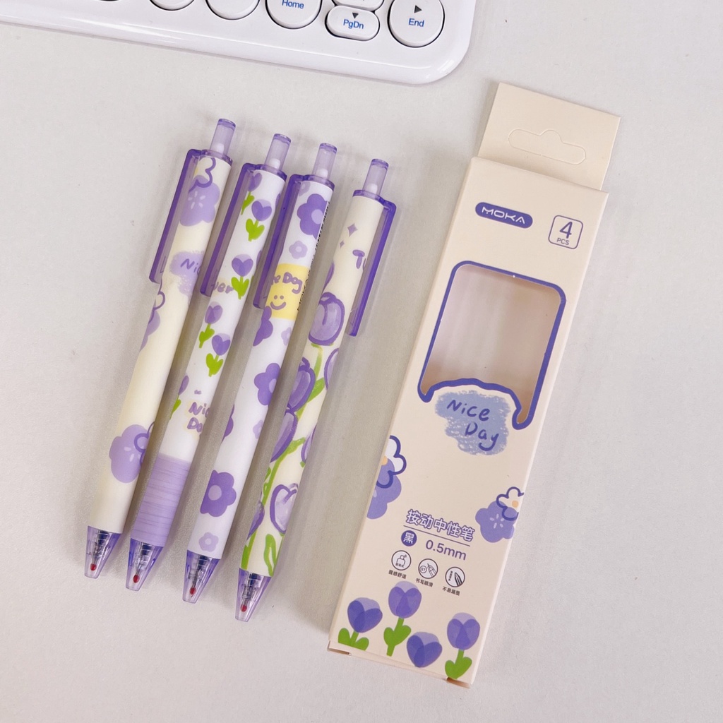 Bút Bi Mực Đen Ngòi 0.5mm Sáng Tạo Cho Học Sinh