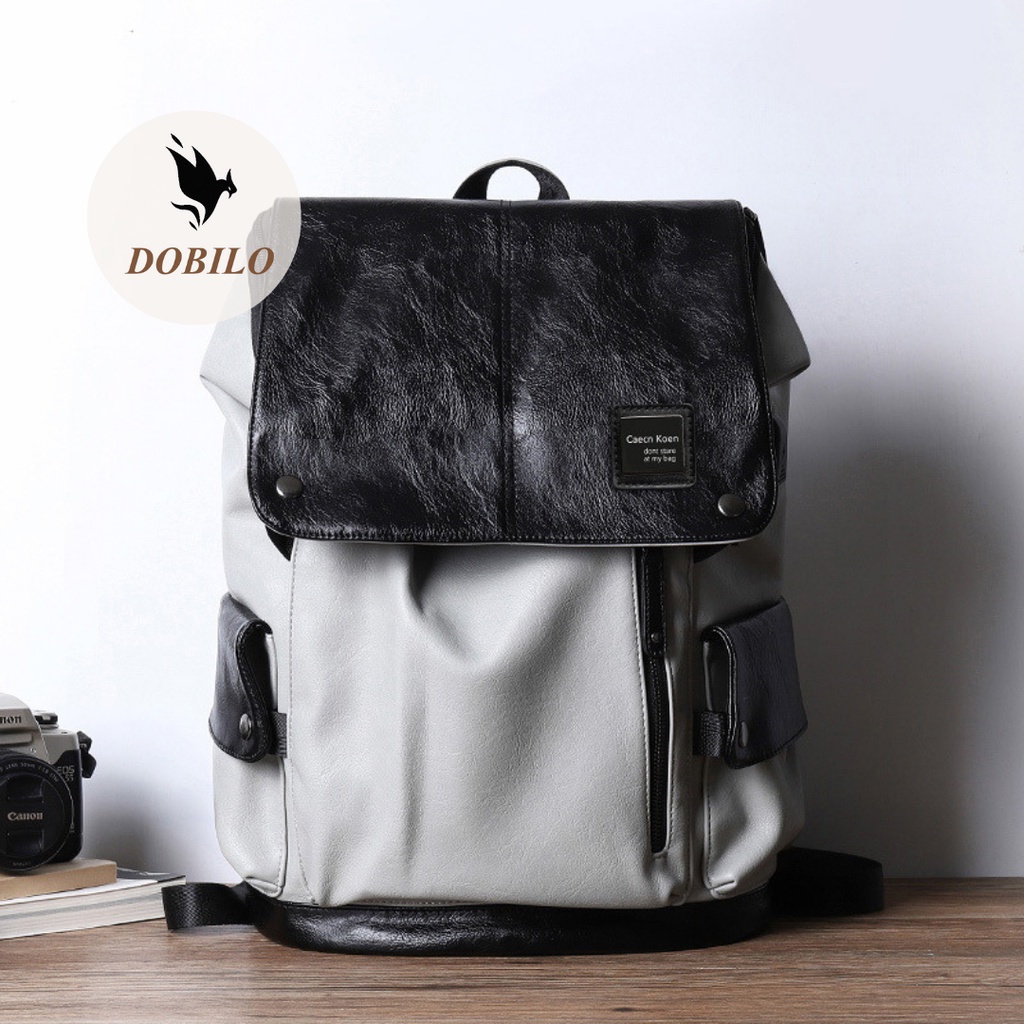 Balo Da, Balo Da Nam Nữ Unisex Thời Trang Hàn Quốc BG36