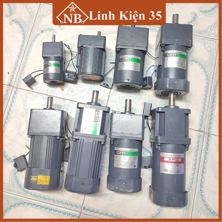 Motor động cơ giảm tốc 220VAC hàng Nhật bãi chế máy quay nướng thịt 6W/15W/25W/40W/60W/90W/120W/200W