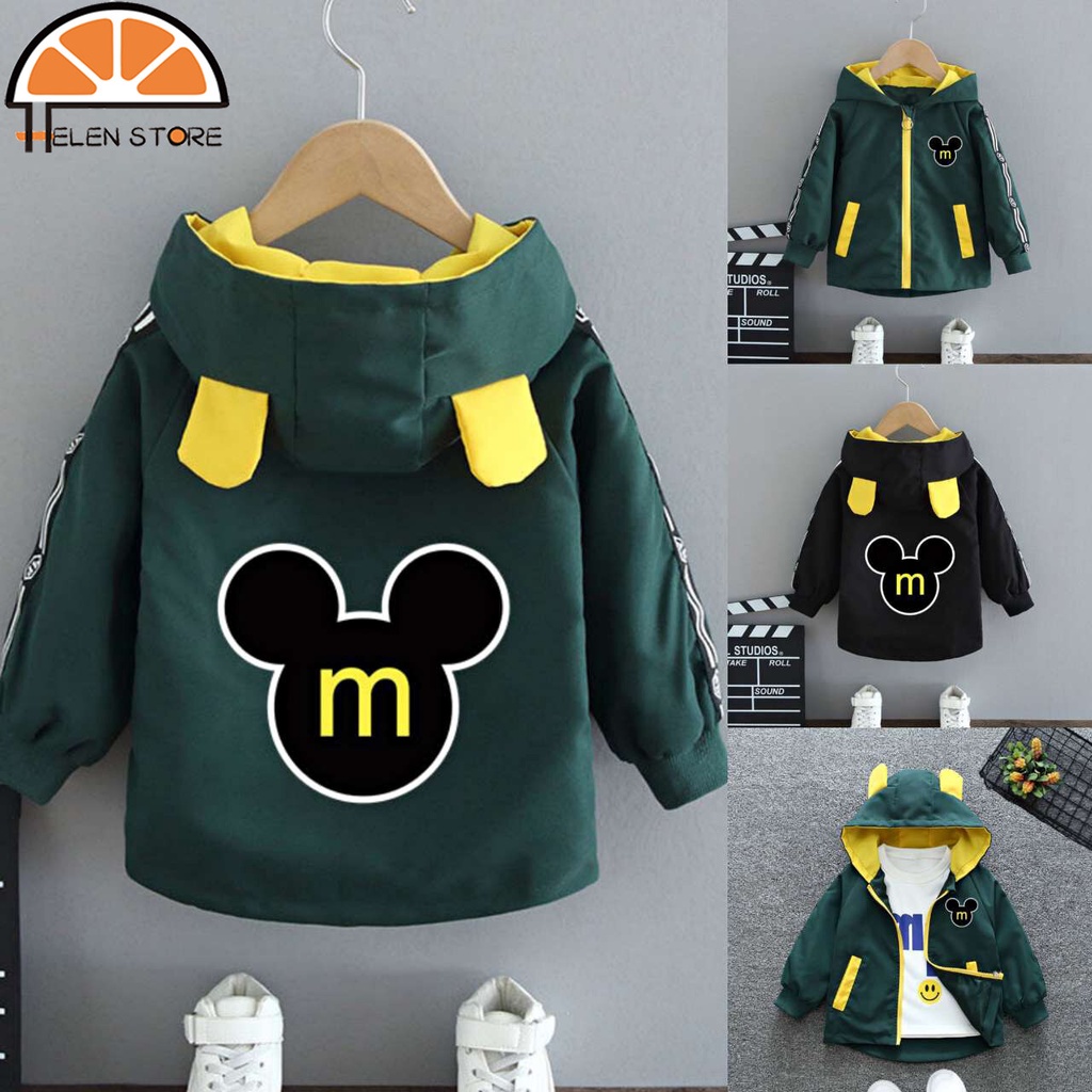 Áo khoác AMILA có mũ trùm phong cách xuân thu mới cho bé gái