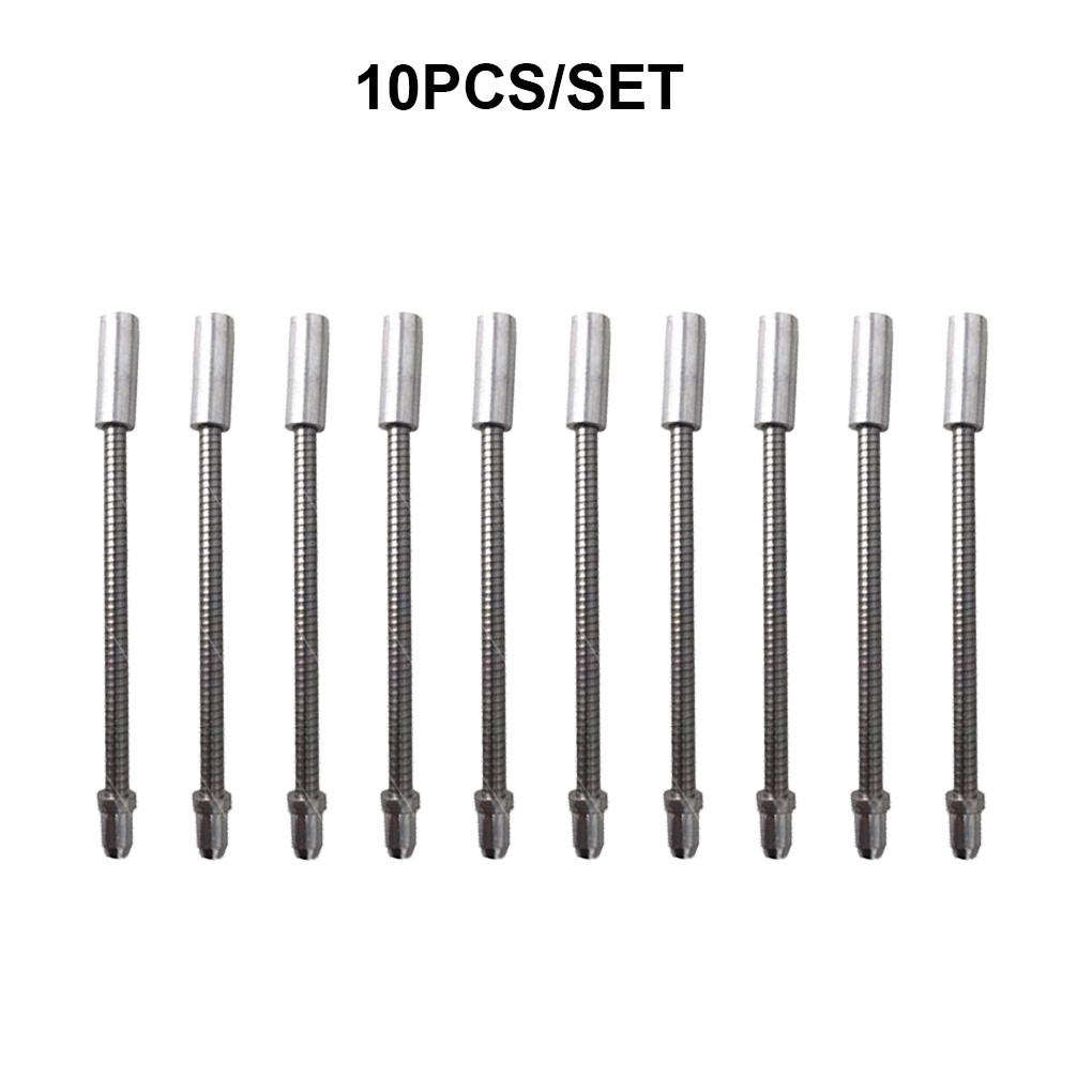 Set 10 Phụ Kiện Cố Định Dây Phanh Xe Đạp Phía Trước / Sau Bằng Hợp Kim Chống Mài Mòn