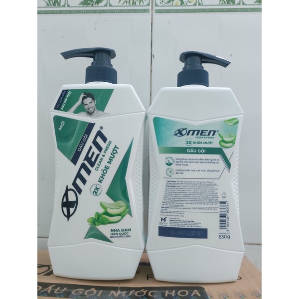 Dầu gội nước hoa xmen dành cho nam 650gram