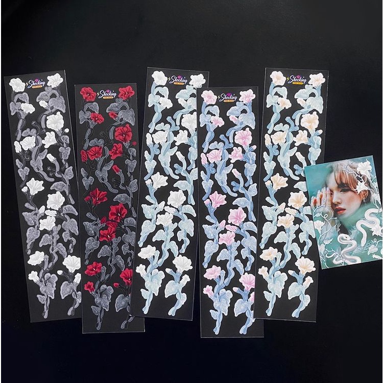 Miếng Dán Trang Trí Lều Hình goo chuck / Hoa / Mặt Trăng Màu Tối DIY