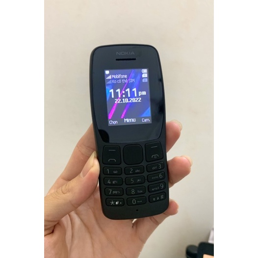 Điện thoại Nokia 110 2 sim ( main công ty chính hãng , màn zin , vỏ mới ) chụp ảnh, nghe nhạc, ghi âm.., bh 6 tháng