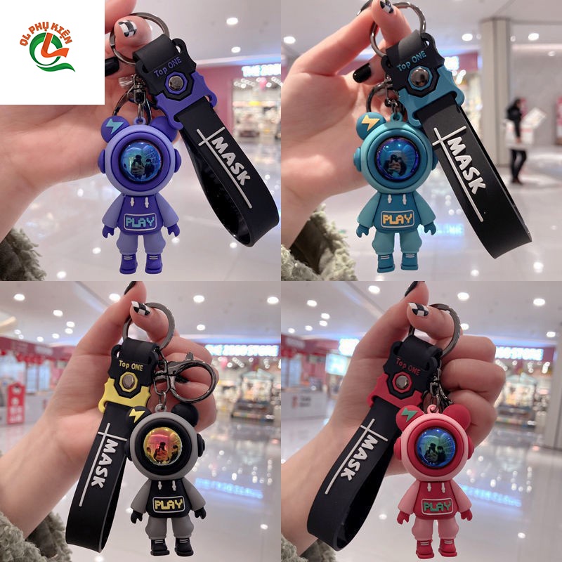 Móc khóa phi hành gia giá rẻ và dễ thương Móc khóa HOT TREND Móc khóa xe máy móc khóa balo móc khóa