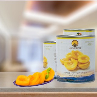 Đào Ngâm BoddoB Thái Lan Đóng Hộp 820g