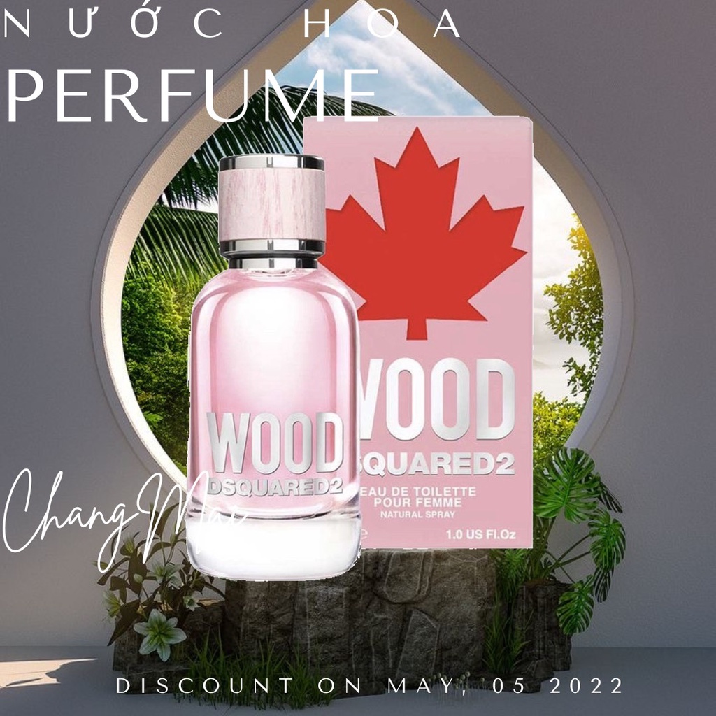Nước hoa chính hãng Dsquared2 Wood Pour Femme Test 5ml/10ml/20ml