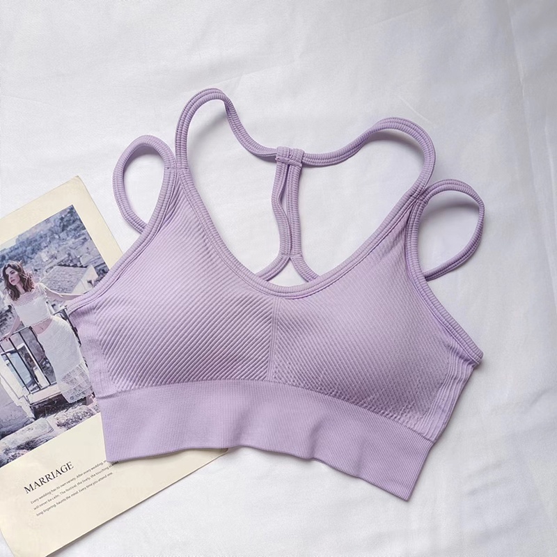 Áo sport bra thể thao vải gân Polymide cao cấp. Now ship Tphcm