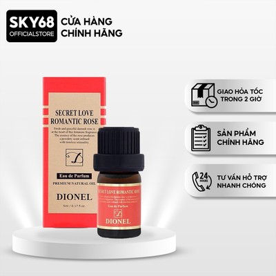 Nước Hoa Vùng Kín Dionel Secret Love Romantic Rose Inner Perfume Hương Hoa Hồng Lãng Mạn 5ml - Rose