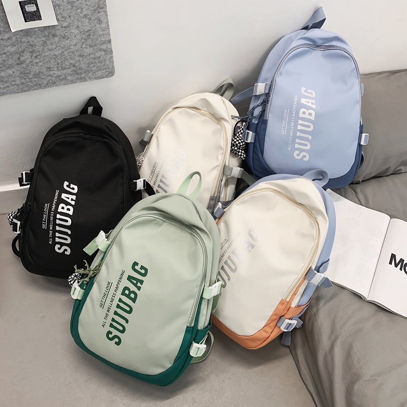 Balo Prettyzys 2022 sức chứa lớn 14 inch phong cách Hàn Quốc cho học sinh/ sinh viên