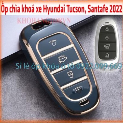 Ốp chìa khoá TPU sang trọng dành cho xe Hyundai Tucson, Santafe , Palisade 2021 2022