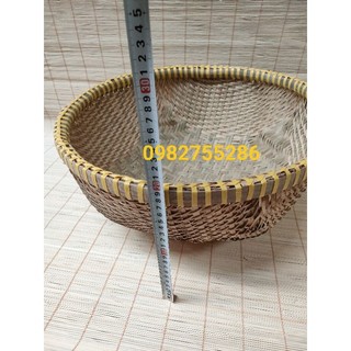 thúng tre, thúng cật, thúng vỏ 45cm.