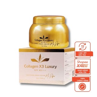 Kem Collagen X3 Luxury Whitening Body Cream Hũ 250g