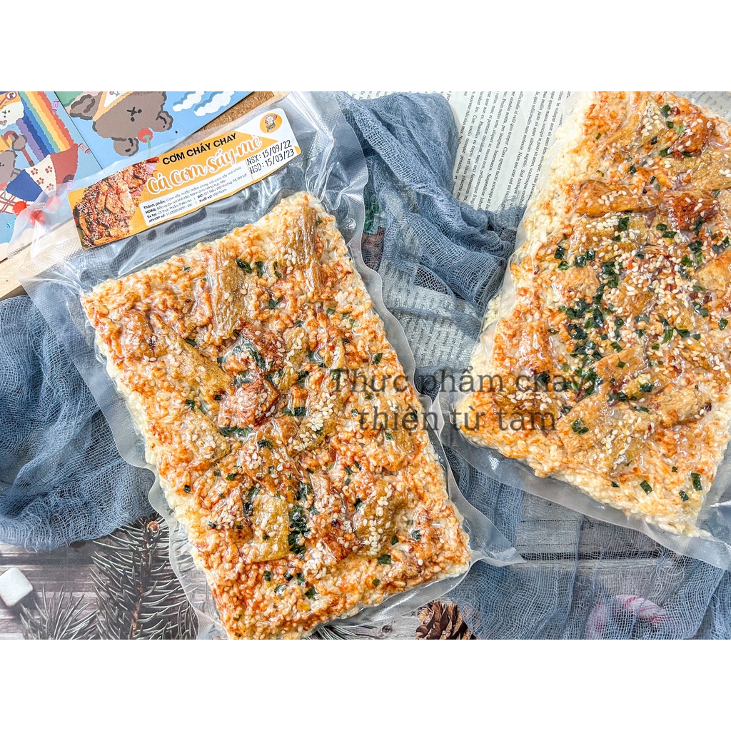 Cơm Cháy Chà Bông Chay Mix 10 Vị Đủ Loại Ăn Vặt Chay