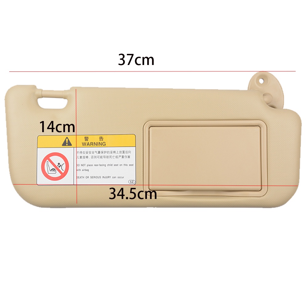 Gương Trang Điểm Gắn Tấm Che Nắng Bên Phải Cho Xe Hơi Toyota Vios FS Yaris carolla