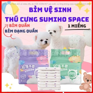 1 miếng bỉm vệ sinh cho chó mèo Sumiho Space