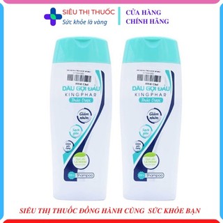 DẦU GỘI ĐẦU KINGPHAR  -Giúp  làm sạch tóc, sạch gàu do nấm, giúp tóc chắc khỏe hơn, mềm mượt và hạn chế tóc gãy rụng
