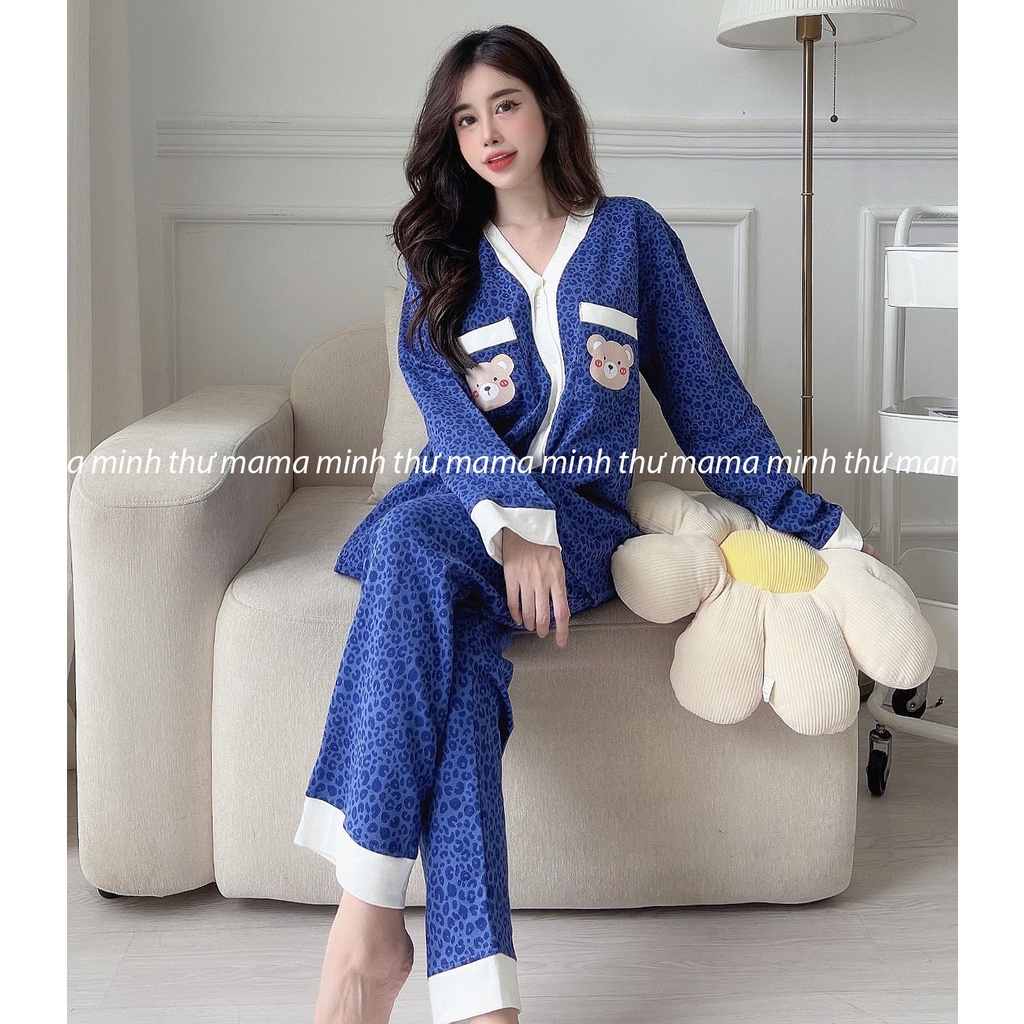 Bộ bầu - bộ sau sinh - chất liệu cotton - kiểu mới thời trang ( Da Cá - Da Báo -Dài )