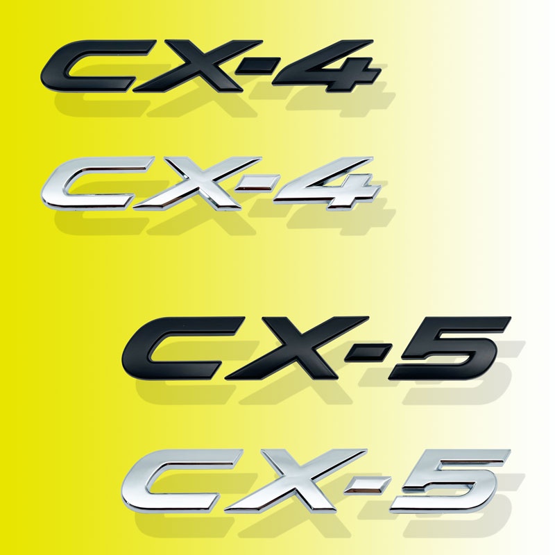 Logo Dán Cốp Sau Xe Hơi Mazda CX-4 CX-5 CX-30 SKYACTIV CX4 CX5