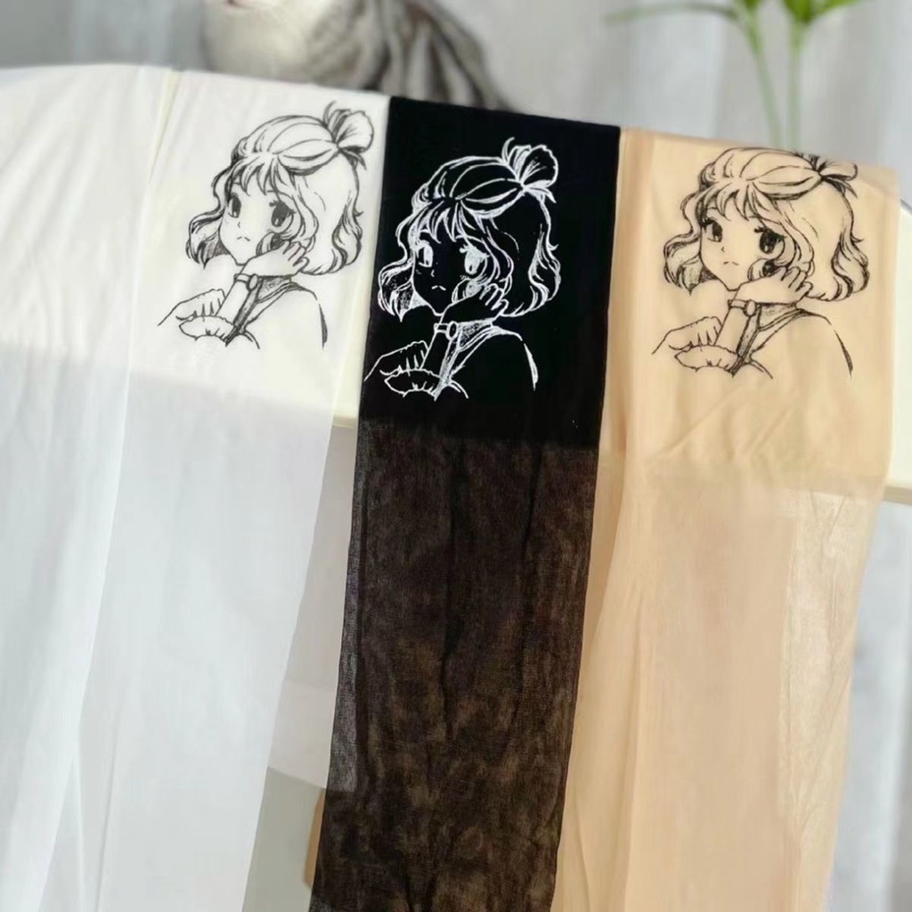 Quần Tất Siêu Mỏng Đính Nơ Phong Cách Lolita Quyến Rũ Kiểu Mới