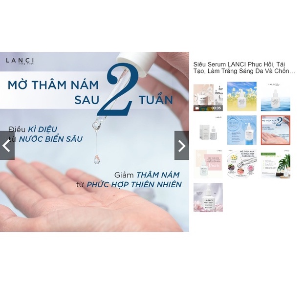 Serum Dưỡng Trắng, Căng Mướt, Chống Lão Hóa Da Lanci Miracle Ampoule Ultra Clarifying Minisize