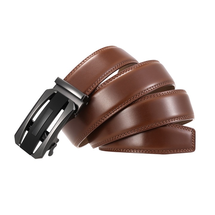 Thắt Lưng Nam Da Bò TL04 Dây Lưng Nam Khóa Tự Động Phong Cách Thời Trang Lịch Lãm