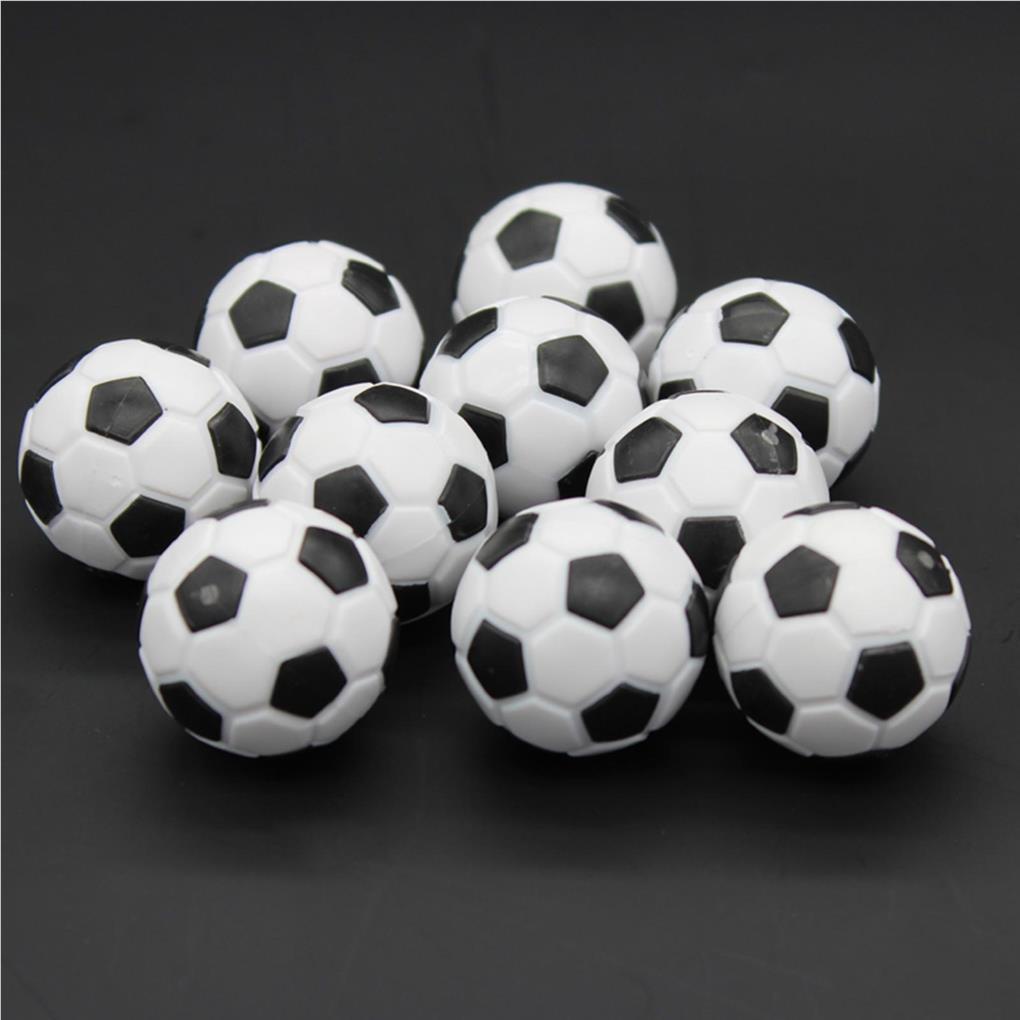 Set 12 Quả Bóng Đá Màu Đen Co Giãn Tốt Để Bàn Trang Trí