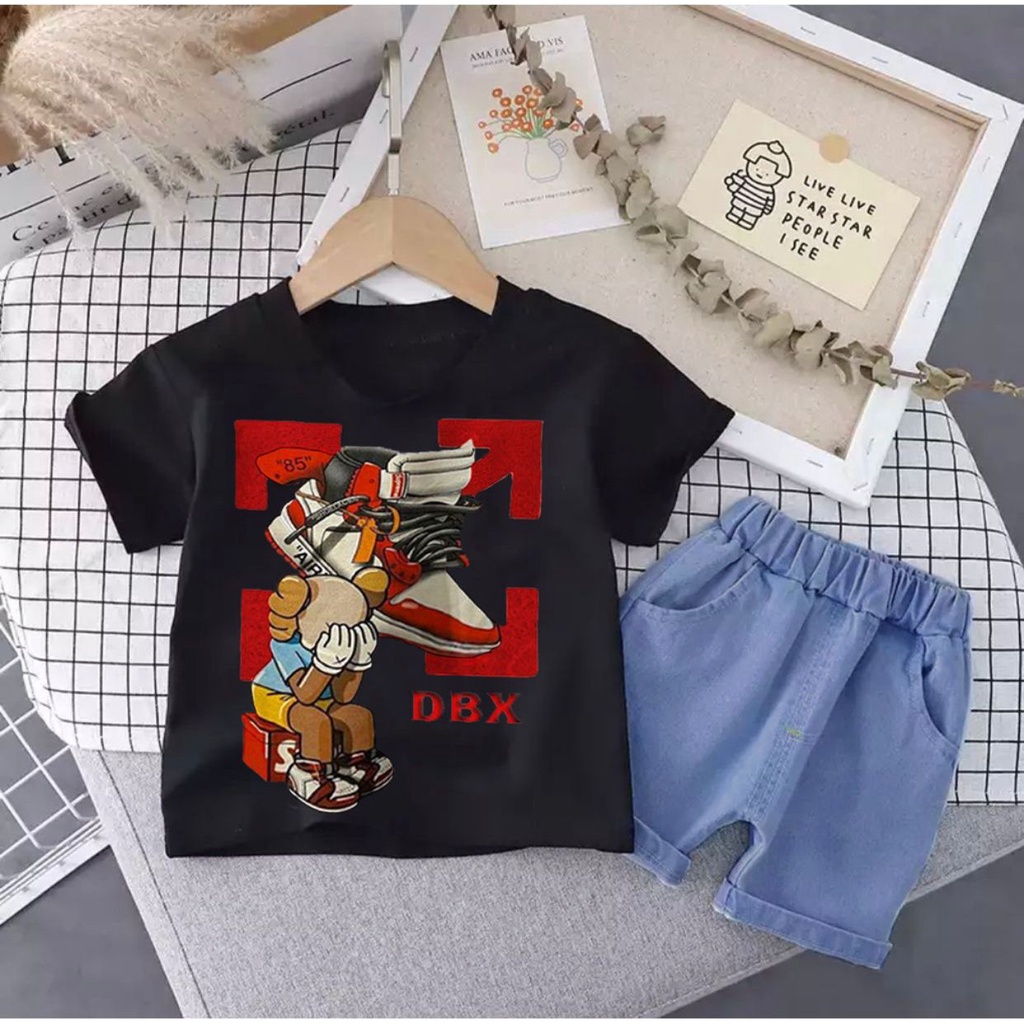 Quần Short Denim Thời Trang Năng Động | X DBX Họa Tiết DENIM | Bao Lì Xì Cho Bé 6 Tháng - 5 Tuổi | Bộ Đồ Bé Trai | Quần Áo Trẻ Em | Nhập Khẩu Quần Áo Bé Trai | Cài Đặt Áo Thun Trẻ Em | Bộ Đồ Trẻ Em | Quần Áo Viral | Bộ Đồ Jean | Giao Hàng Miễn Phí