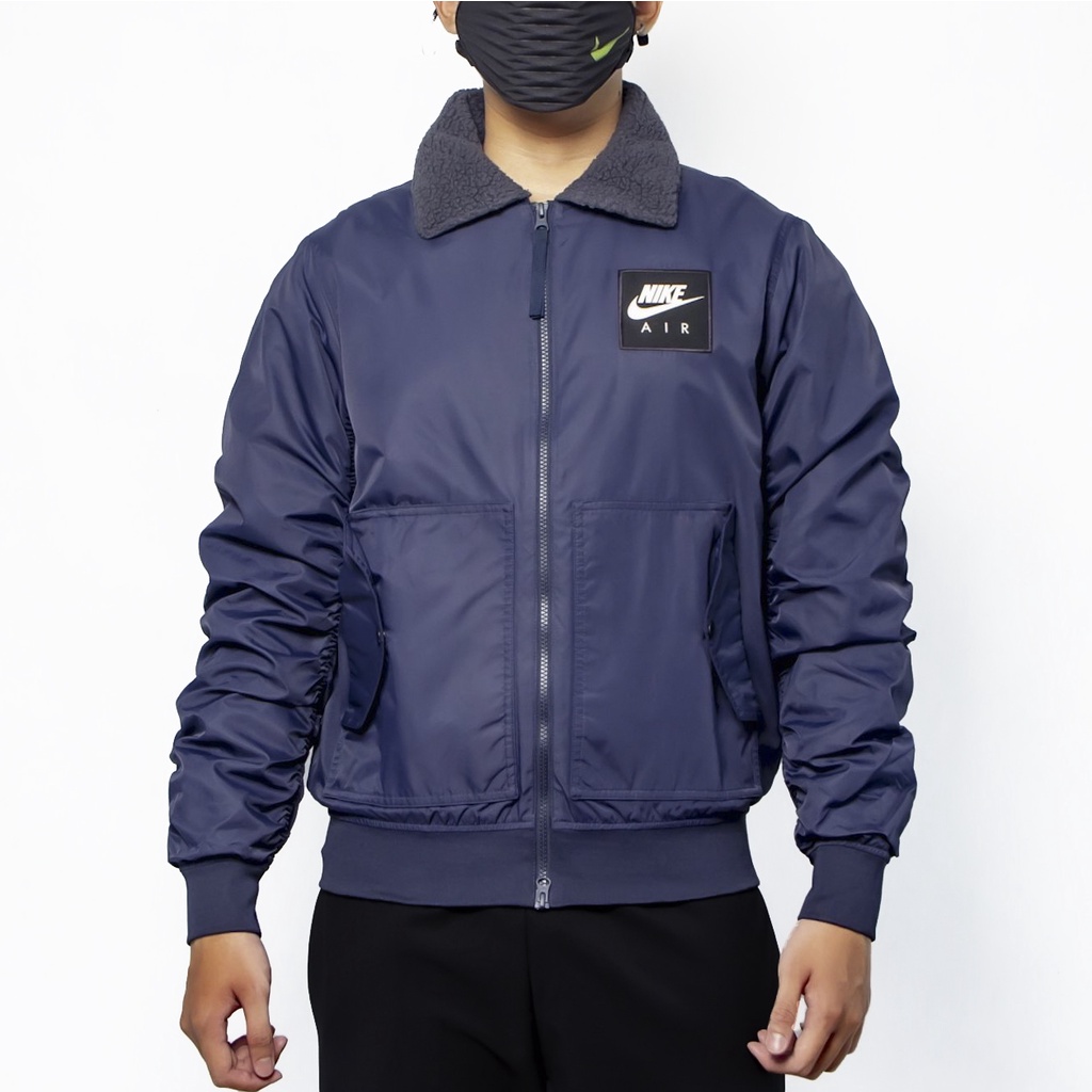 ÁO KHOÁC NIKE AIR SYNTHETIC FILL BOMBER JACKET - NAVY BLUE