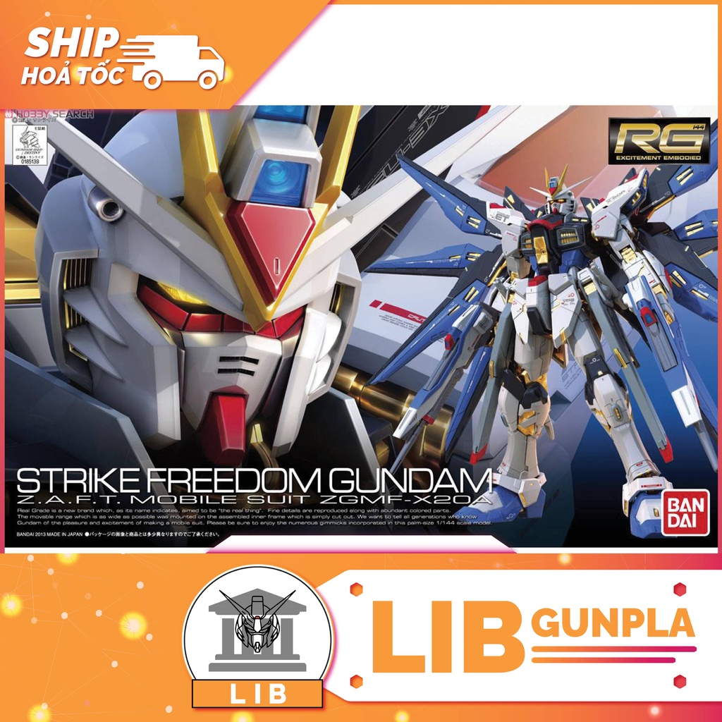 Mô hình lắp ráp Gundam RG Strike Freedom Gundam