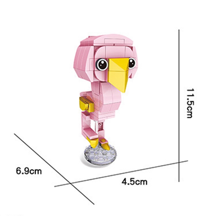 Đồ chơi ghép hình 3D lego động vật  cho bé trai, gái phát triển tư duy