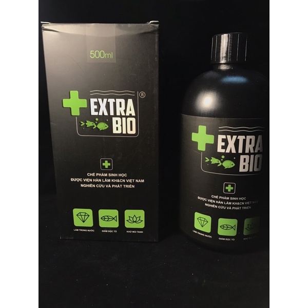 Vi sinh làm trong nước Extra Bio - Chế phẩm xử lí nước cho hồ cá