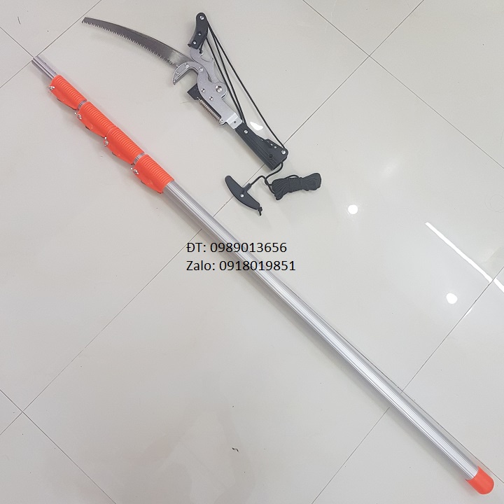 Kéo cắt cành trên cao SK5A 4 ròng rọc nhật bản cao 5m,6m,7m kèm lưỡi cưa