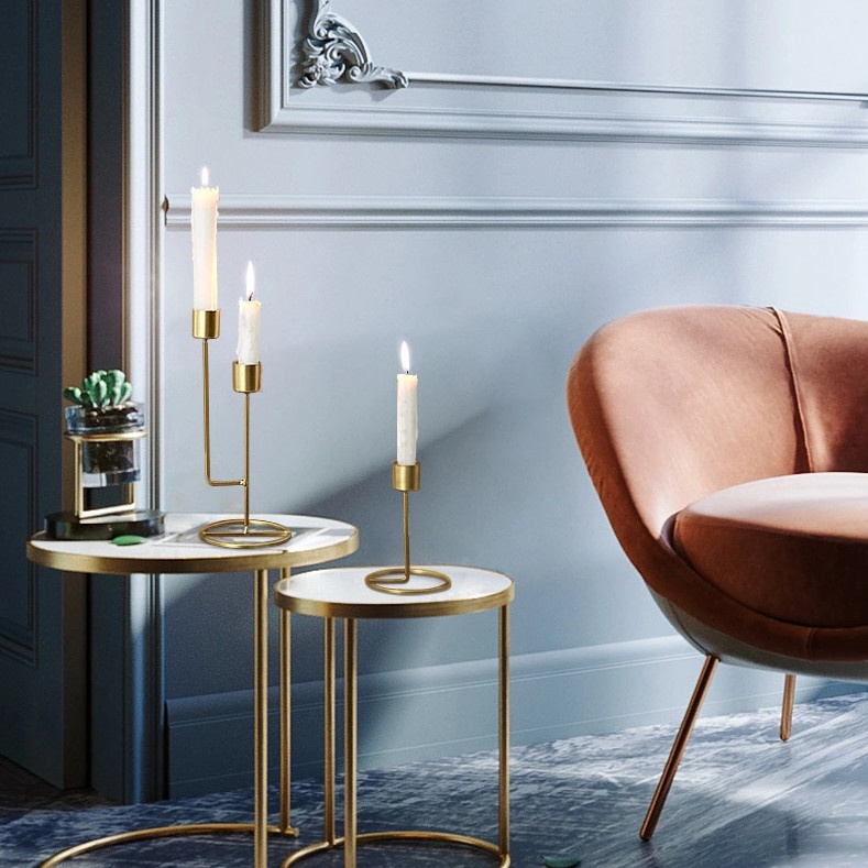 Set 1 Hộp 10 Cây Nến Taper Trắng Dài 15cm