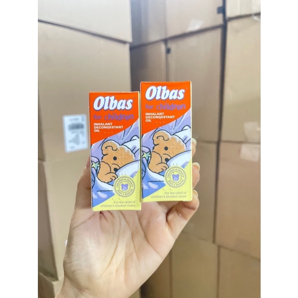 Tinh Dầu Olbas Oil For Children Chống Ngạt Cho Bé Trên 3 Tháng Tuổi