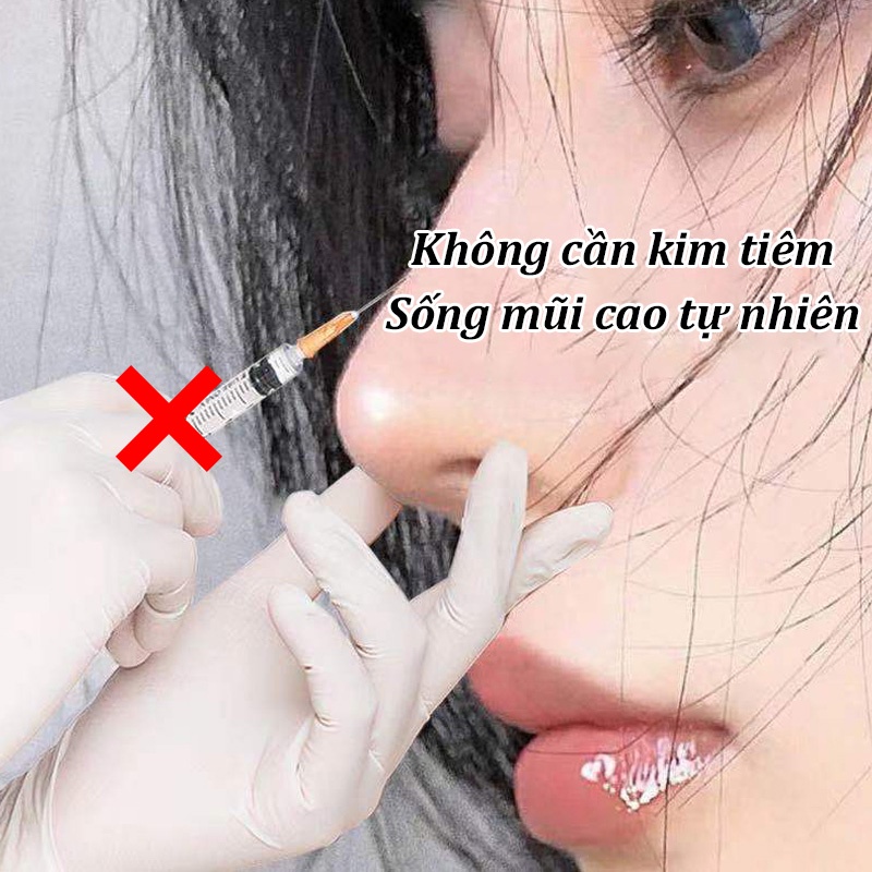 serum nâng mũi10ml Serum điêu khắc xương mũi hoàn toàn tự nhiên,tăng chiều cao mũi,loại bỏ hạt mỡ trên cánh mũi