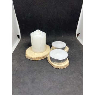 Đế nến gỗ thiên nhiên